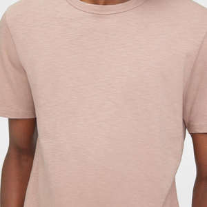 Professionnel hommes vêtements tenue décontracté T-shirt couleur unie léger hommes T-Shirt en gros meilleure qualité élégant T-Shirt - Product Image 3