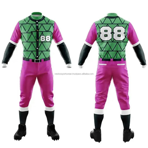 Uniformes respirants professionnels de vêtements de sport de baseball personnalisés de haute qualité en gros - Product Image 1