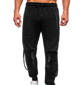 Pantalones cargo personalizados ligeros para hombre 2025, ropa de calle holgada de punto de colores sólidos para uso en exteriores con servicio OEM - Product Image 1