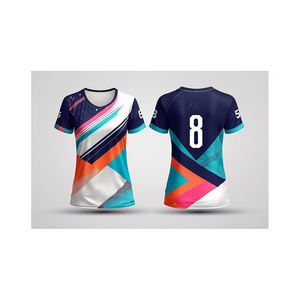 Chemise de football sur mesure pour femmes Sublimation Design Col Polyester Jersey Service sur mesure pour les équipes et les individus - Product Image 4