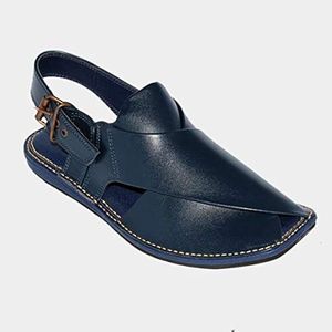 Matériau de qualité supérieure fabriqué pour hommes Peshawari chappal 100 pour cent en cuir véritable Sandale pour hommes personnalisée en couleur unie et design - Product Image 4