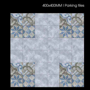 Carreaux de céramique pour allée extérieure, finition mate, 40x40cm 400x400mm, pour parking, garage et allées de jardin - Product Image 1