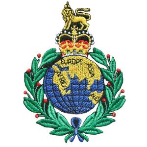 Parches bordados tejidos personalizados, insignias bordadas para planchar, máquina para coser, emblemas bordados, tela para ropa - Product Image 1