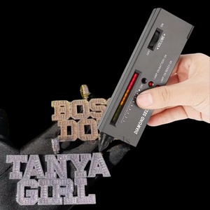 Argent Sterling 925 Plaqué Or 24KT Nom Personnalisé VVS Moissanite Naturelle Diamant Hip-Hop Fine Jewelry Pendentifs Charmes - Product Image 5