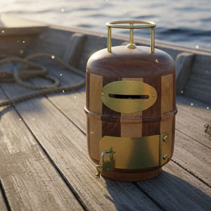 Boîte à monnaie en bois de haute qualité faite à la main avec serrure à clé et design portable, finition polie lisse pour cadeaux d'enfants, décoration de la maison - Product Image 1