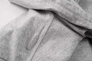 Hommes Hiver Casual Acid Wash Hoodies Solid Color 100% Cotton Fleece Regular Fit Fashion Wear - Product Image 3