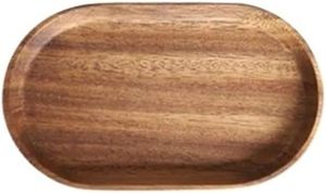 ถาดเสิร์ฟไม้พรีเมี่ยมถาดกาแฟวอลนัทสำหรับชาขนมซูชิผลไม้จานไม้เนื้อแข็งคุณภาพสำหรับห้องครัว (อะคาเซีย) - Product Image 5