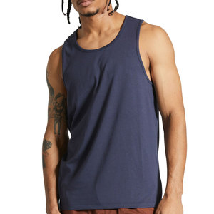 Vente en gros de gilet en coton pour hommes de haute qualité Fitness musculation Gym débardeurs tricoté maillot de corps pour hommes Singlet à vendre - Product Image 1