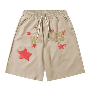 2025 Vente en gros Fabricant d'été Personnalisé 3D Puff Printing Logo 100% Cotton Sweat Foam Puff Print Shorts pour hommes - Product Image 2