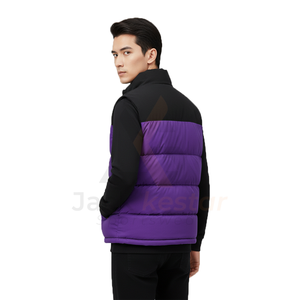 Veste matelassée pour homme personnalisée, en polyester et nylon de haute qualité, vestes matelassées pour homme, veste matelassée, rembourrage - Product Image 2