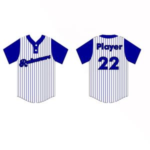 Maillot de baseball respirant à manches courtes pour homme, style hip-hop, avec logo et nom personnalisés imprimés par sublimation, uniforme sportif complet - Product Image 3
