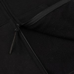 Latest Premium Quality Soft Fabric Classic Black Zip Up Hoodie For Men Comfortable Relaxed Fit Men's Hoodies For Casual Wear - Product Image 6