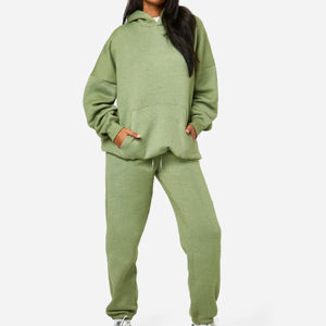 Conjunto Deportivo de 2 Piezas con Capucha para Mujer, Ropa de Calle de Invierno 2025, Ropa Deportiva de Alta Costura, Personalizable OEM - Product Image 3