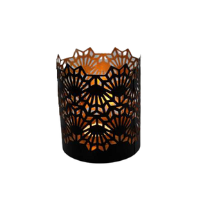 Diseño ventajoso vela de forma redonda juego votivo de 4 velas de hierro de diferentes tamaños votivas para proveedor mayorista - Product Image 5