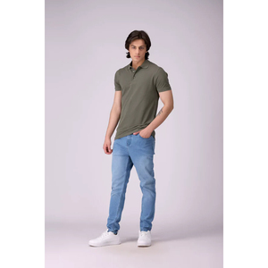 High Quality 100% Cotton <b>Men's</b> polo <b>T</b>-<b>Shirt</b> <b>Cool</b> Youth Custom Short Sleeve Breathable Solid Pattern Wholesale polo <b>t</b> ODM Supply - Product Image 2