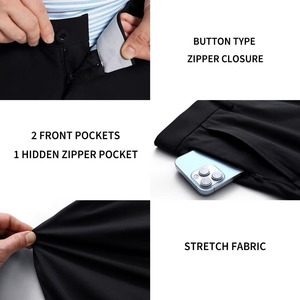 New Slim Fit <b>Mens</b> Pants Solid Color <b>Trousers</b> <b>Golf</b> Pants <b>Mens</b> Stretch Custom Quick Dry <b>Golf</b> <b>Trousers</b> for <b>Men</b> - Product Image 2