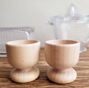 Wholesale Wood <b>Egg</b> Cup Holder Natural Wood Color Hot Sale Breakfast Table Wood <b>Egg</b> Holder Cup - Product Image 2