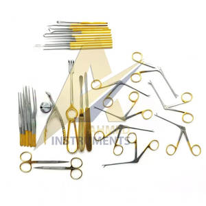 ชุดเครื่องมือผ่าตัดผ่าตัดเยื่อแก้วหูแบบแมนนวลพิมพ์โลโก้ได้ตามต้องการ30ชิ้น - Product Image 1