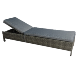 Muebles de exterior modernos, juego de tumbona impermeable con marco de aluminio, chaise lounge de ratán de plástico para hoteles, villas, piscina al aire libre - Product Image 1
