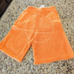 Shorts décontractés pour hommes en laine 100% tissée douce avec cordon de serrage ajustable, coupe décontractée, légers et respirants, service OEM - Product Image 2