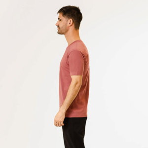 180gsm coton solide hauts hommes manches courtes marque tendance T-shirt nouvelle mode noir blanc vêtements femme personnalisé été T-shirt - Product Image 6