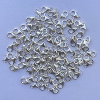 Fermoirs mousquetons en argent sterling 925 de 8 mm, 10 mm, 12 mm pour la fabrication de bijoux en gros, fournitures et composants pour la création de bijoux en ligne en Inde