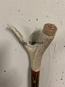 Poignée de bâton de marche en corne pour support de canne en bois pour personnes âgées - Product Image 4