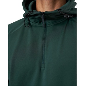 Sweat à capuche personnalisé de qualité supérieure avec col haut et fermeture éclair pour hommes avec poche kangourou - Product Image 3