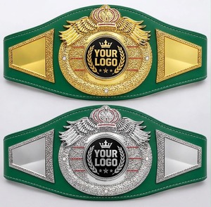 Cinturón de cuero personalizado para boxeo, cinturones de campeonato de MMA, cinturón de campeón personalizado, cinturón de boxeo de cuero, cinturón de campeón personalizado. - Product Image 1