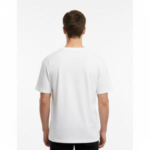 T-shirt pour hommes vêtements pour hommes T-shirts pour hommes 100% coton col rond manches courtes uni 100% coton T-shirt pour hommes coupe ample imprimé - Product Image 2