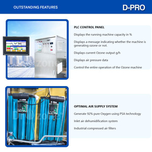 ระบบบำบัดน้ำโอโซน Dr.Ozone D-100 Pro PLC – เครื่องกำเนิดโอโซนอุตสาหกรรม 100 กรัม/ชม. พร้อมระบบควบคุม PLC สำหรับฆ่าเชื้อในน้ำ - Product Image 6