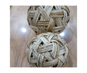 ลูกบอลหวายหวายสำหรับตกแต่งฟุตบอลเด็กทรงกลมเล่นลูกบอลหวายสานของตกแต่งบ้านสำหรับคริสต์มาส - Product Image 1