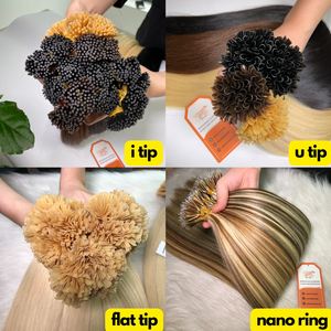 Extensiones de Cabello de Queratina Vietnamita con Cutícula Alineada al por Mayor, Puntas de 3mm/5mm Personalizables, Cabello Remy Natural de Alta Calidad - Product Image 4