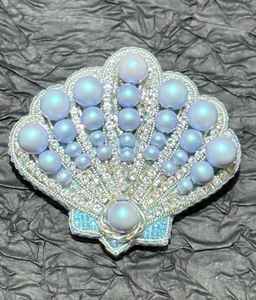 Broches perlées Broche design faite à la main. Accessoires de haute qualité. Broche design unique. Baby shower meilleur cadeau. - Product Image 4