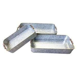 Bandeja de servicio galvanizada elástica larga y duradera ecológica, forma y tamaño personalizados para uso doméstico en hoteles o cocinas - Product Image 4