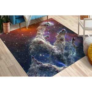 Tapis NASA, Tapis Nébuleuse, Tapis Piliers de la Création, Tapis imprimé, Tapis en velours - Product Image 4