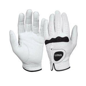 Guantes de Golf de piel de oveja genuina duradera de Color totalmente personalizado, guantes de Golf suaves transpirables de tela de Pu de piel de cordero para adultos - Product Image 2