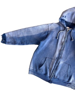 Sweat à capuche personnalisé avec fermeture éclair et délavé à l'acide pour hommes 100% coton Style décontracté pour l'hiver Sweats à capuche de bonne qualité à bas prix - Product Image 4