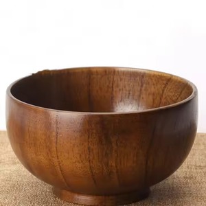 H.M.A Handicrafts Bol en bois d'acacia Beau bol fait à la main pour servir les fruits à salade ou contenir des objets décoratifs - Product Image 3