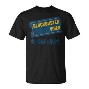 T-Shirt Vintage con Citazione Retrò Stile Blockbuster per Promozioni - Product Image 1