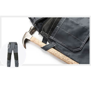 Vêtements de sécurité de haute qualité Pantalons de travail pour hommes Couleur unie Pantalons de travail pour hommes les plus vendus - Product Image 6