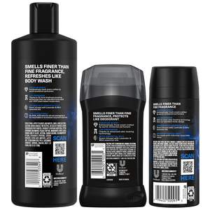 AXE Blue Lavender Coffret cadeau pour homme Nettoyant pour le corps pour homme Spray et déodorant Collection de parfums fins Menthe et ambre (lot de 3 pièces) - Product Image 3