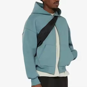 100% Cotton Men's Winter Fleece Sweatshirts Regular Fit 450 GSM Heavy Weight Pullover Custom DTG Printed <b>Hoodie</b> <b>Plain</b> Dyed - Product Image 2