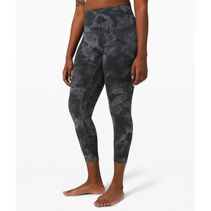 Leggings de yoga taille haute sans couture personnalisés pour femmes matures, grande taille, en spandex/nylon, extensible dans les quatre sens, taille élastique, écologique - Product Image 1