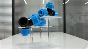 WATERBOSS High-Pressure HDPE 4-Thread <b>Clamp</b> Saddle <b>Pipe</b> Fitting for Irriplast PP <b>Clamp</b> for Saddle Plastic <b>Pipes</b> - Product Image 5