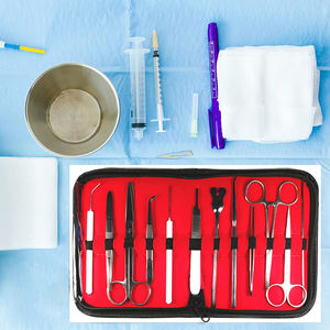 Kit de disección Manual de acero inoxidable de 12 piezas, juego de muestras biológicas de anatomía para estudiantes de medicina, instrumentos quirúrgicos básicos - Product Image 3