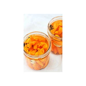 แครอทดองรสเผ็ดกับพริกฮาบาเนโรและความหวานของหางจระเข้