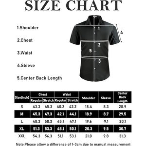 Camisas de Vestir para Hombre, Corte Ajustado, Elásticas, Manga Larga, Casuales, con Botones, de Algodón Elástico, Transpirables, de Secado Rápido y Antiarrugas - Product Image 6