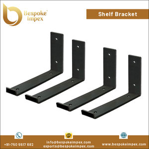 Prix d'usine direct Fonte durable Conception européenne Finition noire Étagère de jardin Support triangulaire Montage mural Structure de qualité - Product Image 2