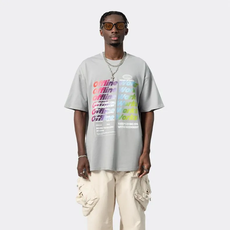 남성용 티셔츠 제조 티셔츠 로고 사용자 정의 로고 드롭 숄더 티셔츠 남성용 맞춤형 스트리트웨어 디지털 인쇄 티셔츠